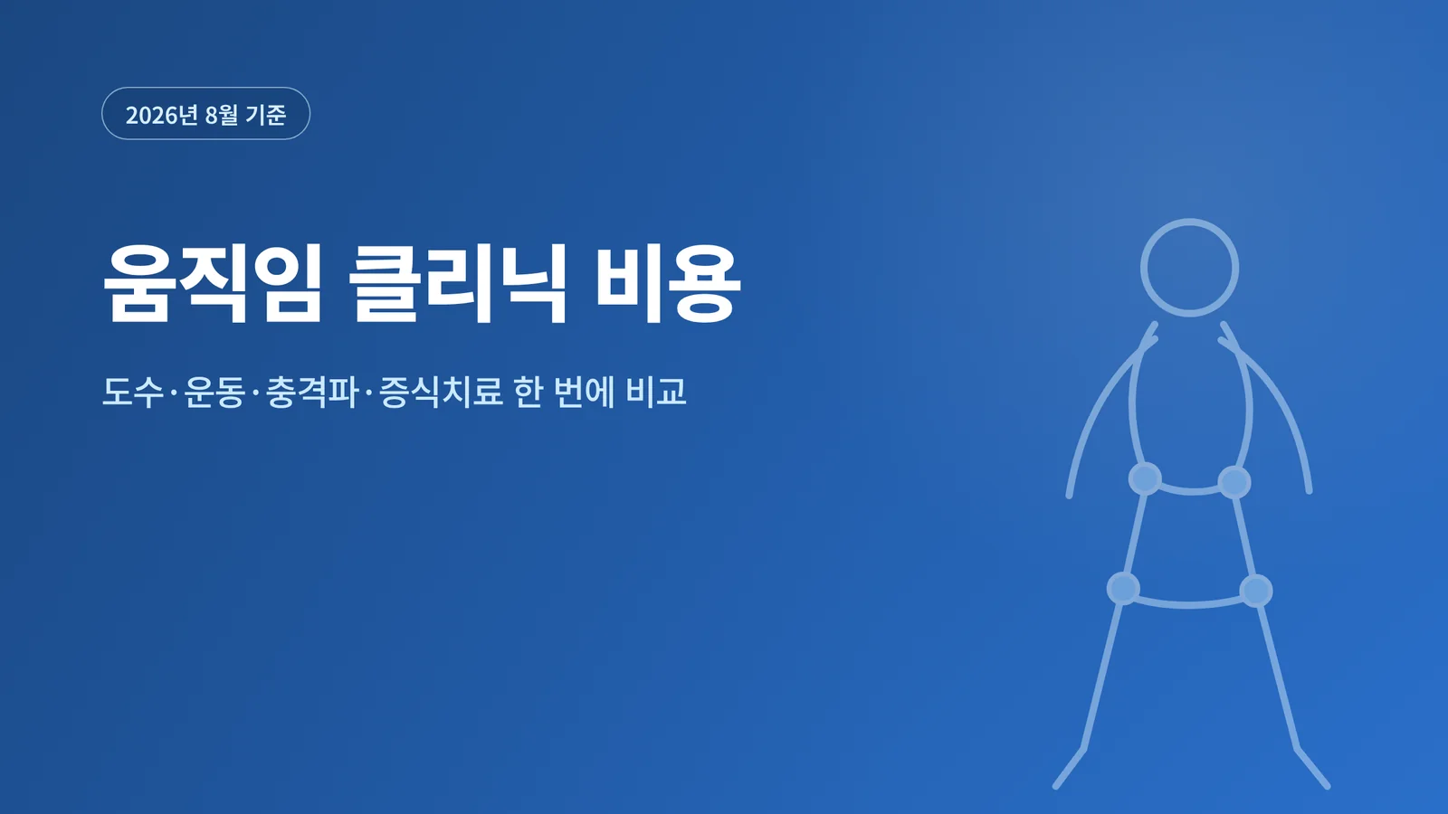 움직임 클리닉 비용